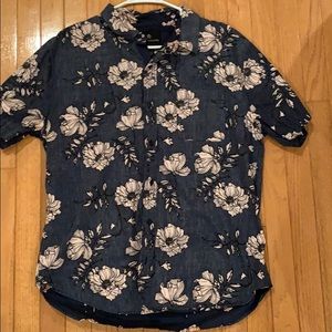 Fun Summer flower button down